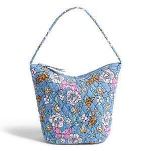 Vera Bradley Outlet Cotton Slouchy Bucket Shoulder Bag